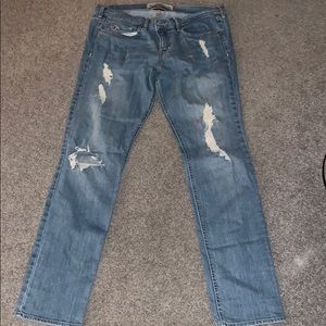 Hollister ripped jeans